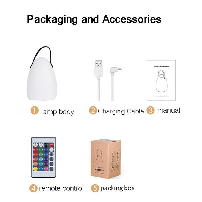 Usb Rechargeable Hanging Lantern With 16 Led Colours