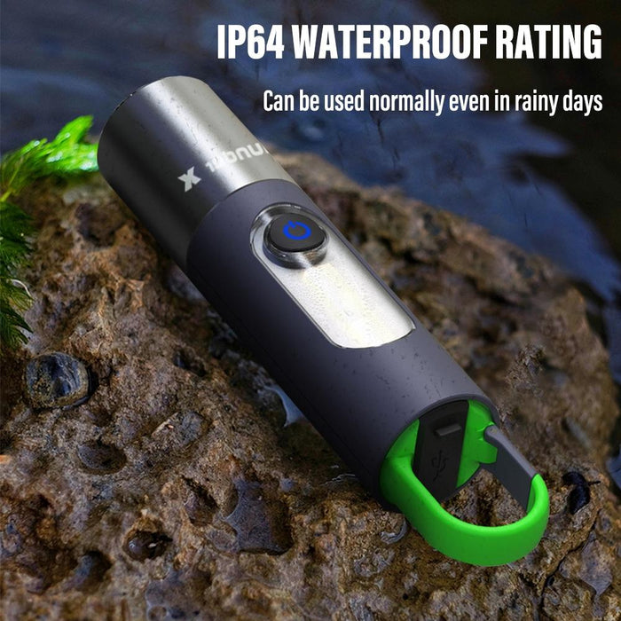 Super Bright Led Flashlight With Telescopic Zoom