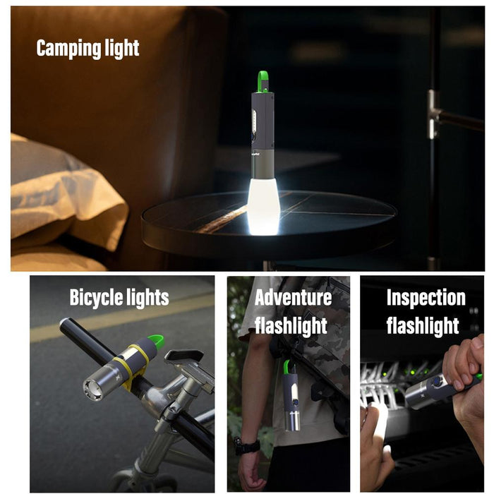 Super Bright Led Flashlight With Telescopic Zoom