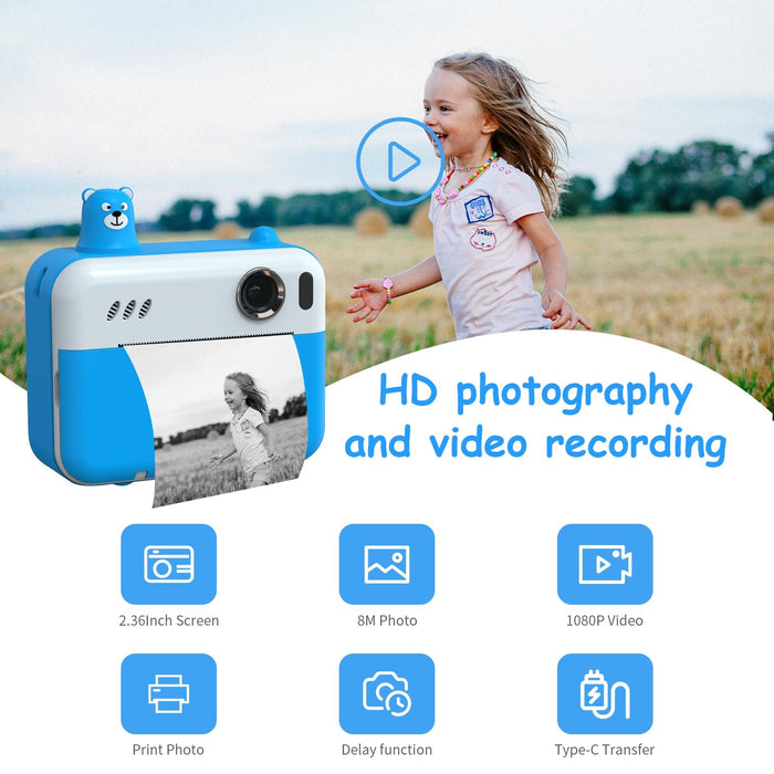 2.36 Inch Hd Led Display Camera With Thermal Printing