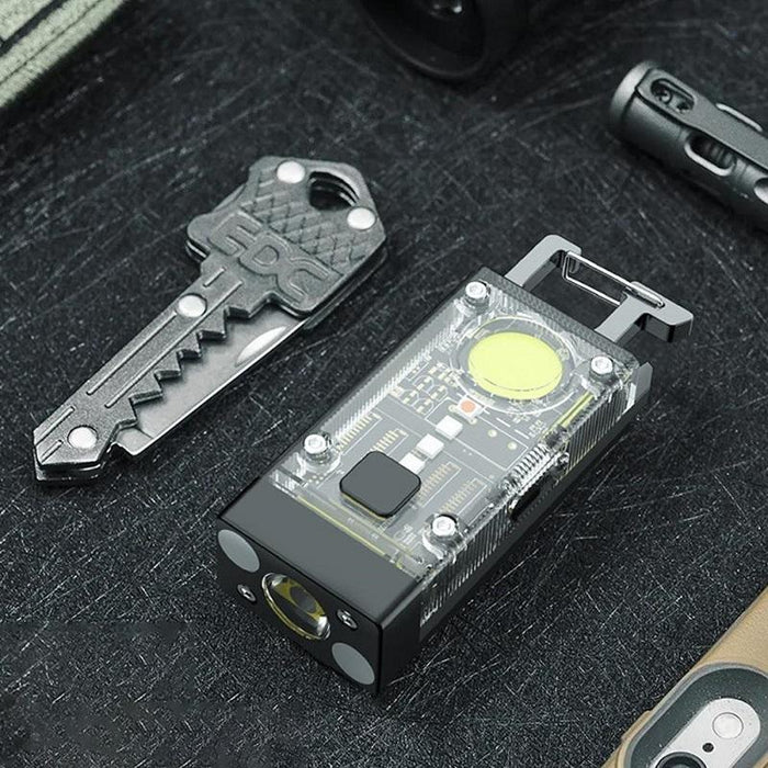 Mini Solar Keychain Light For Outdoor Camping