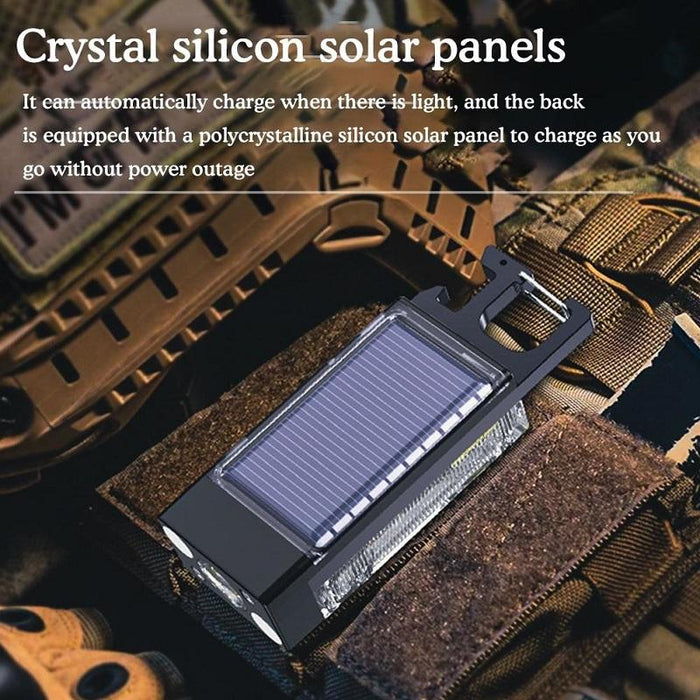 Mini Solar Keychain Light For Outdoor Camping