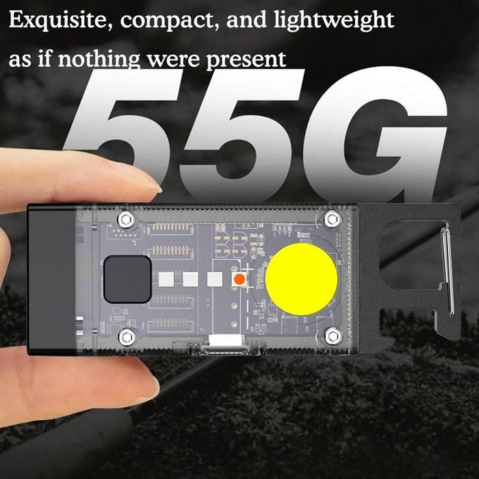 Mini Solar Keychain Light For Outdoor Camping