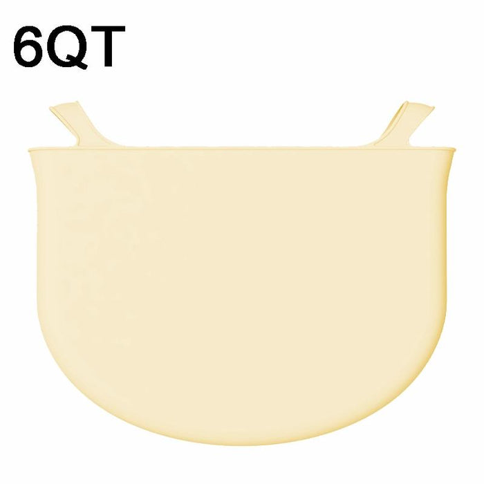 6Qt Reusable Silicone Slow Cooker Liners Leakproof Black