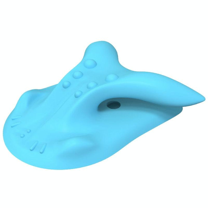 Cervical Spondylosis Correction Pillow Blue Cow Horns