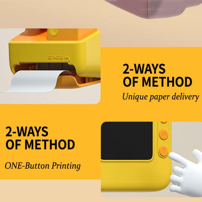 2-Inch Dual Lens Instant Print Camera For Kids