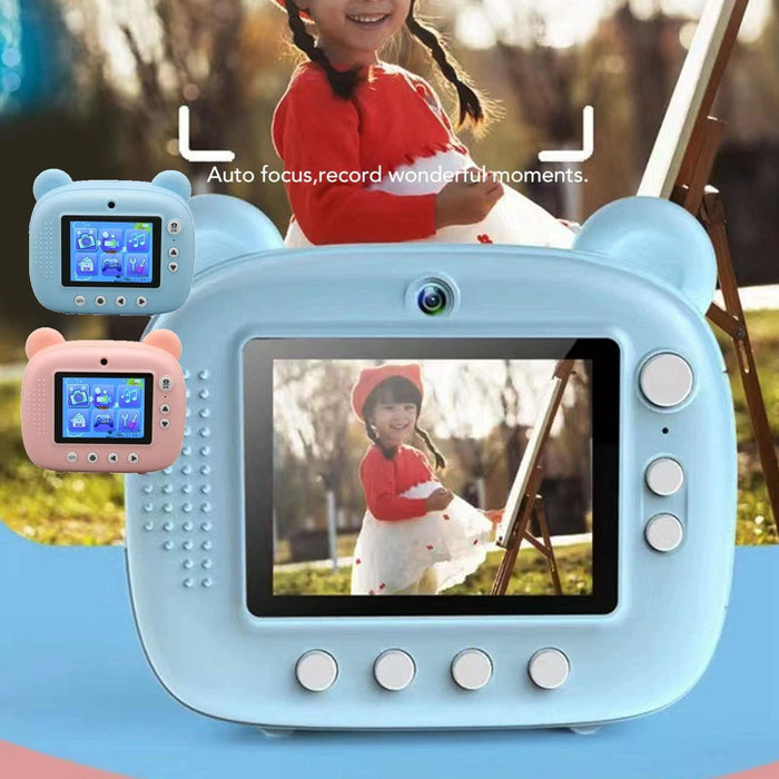 2.4 Inch 1080P Dual Lens Instant Print Camera For Kids