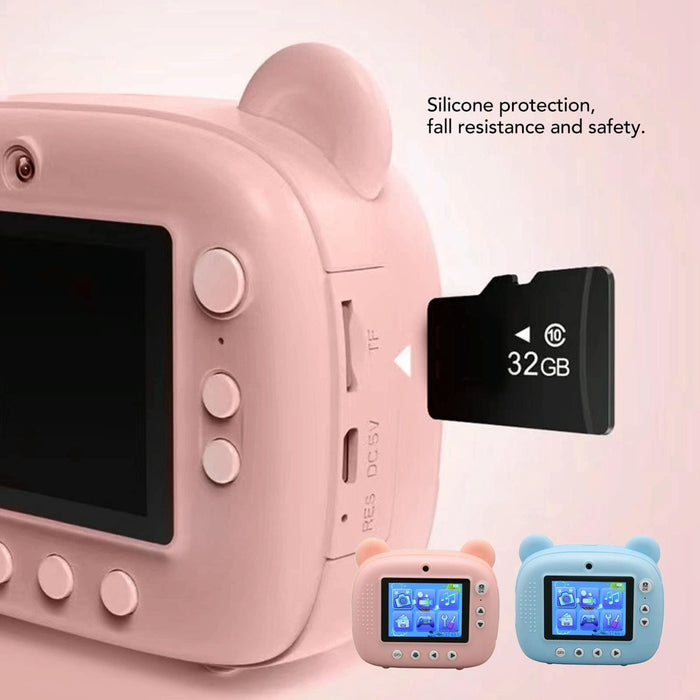 2.4 Inch 1080P Dual Lens Instant Print Camera For Kids