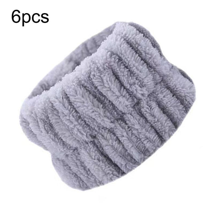 6Pcs Anti Humidity Face Wrist Strap For Sports Sweat Absorption