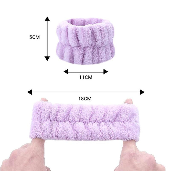 6Pcs Anti Humidity Face Wrist Strap For Sports Sweat Absorption