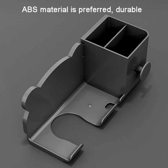 Wall Mounted Holder For Dyson Hair Dryer Bathroom Storage Rack Simple Black