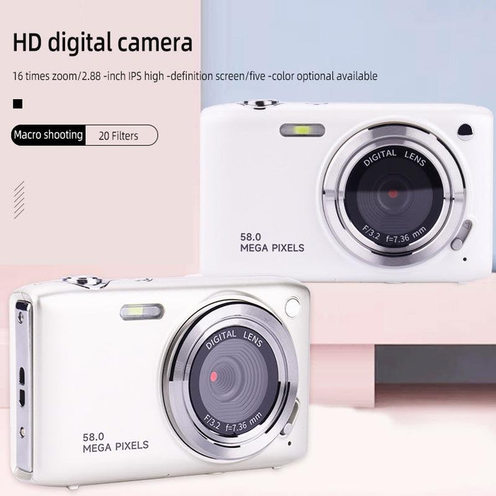 2.88 Inch Hd Ccd Camera With 16X Zoom & Ips Screen