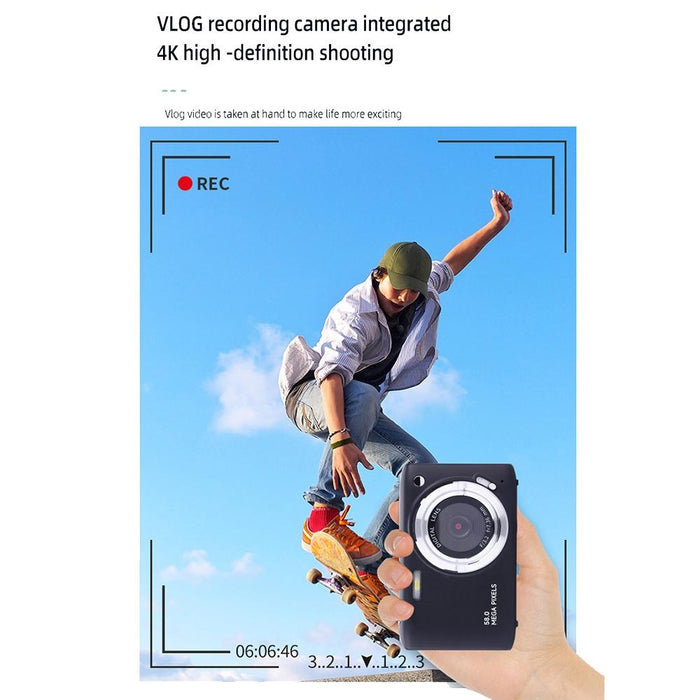 2.88 Inch Hd Ccd Camera With 16X Zoom & Ips Screen