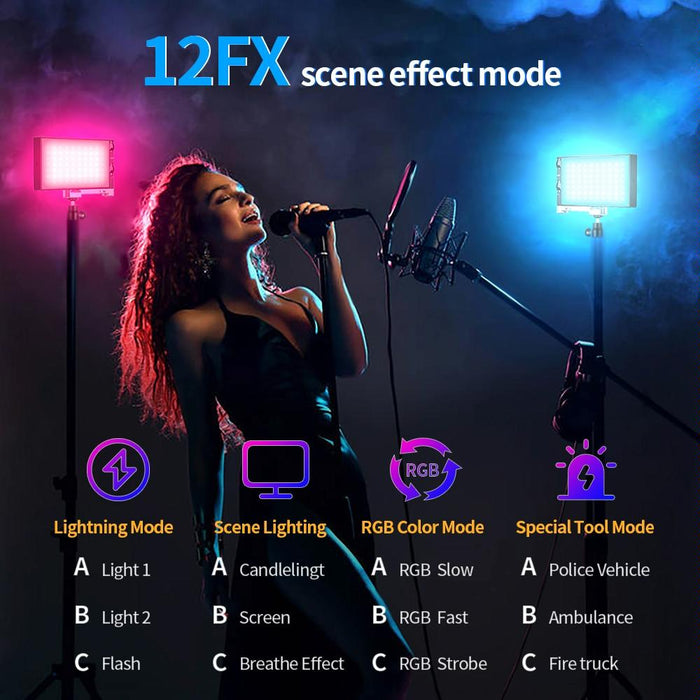 Pixel G1S Mini Outdoor Rgb Colour Fill Light Camera Small Desktop Lights A Set