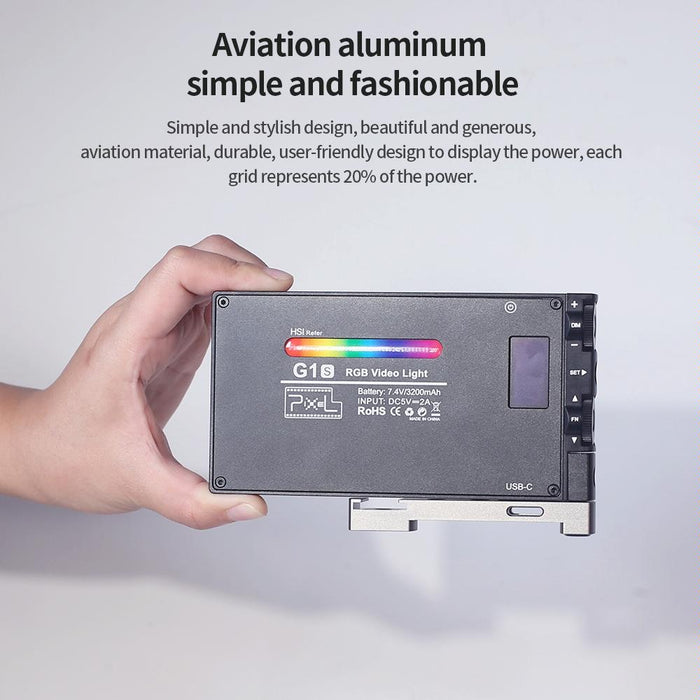 Pixel G1S Mini Outdoor Rgb Colour Fill Light Camera Small Desktop Lights A Set