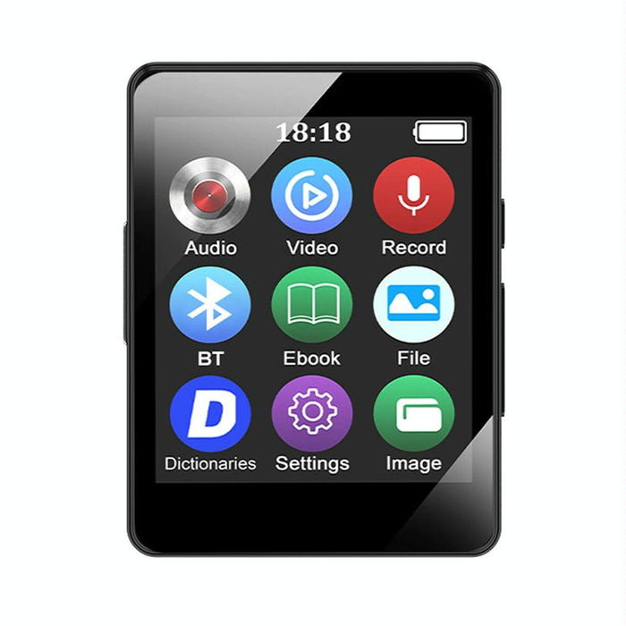 Bluetooth 5.0 Mp3 Player With Ebook Recorder 128Gb