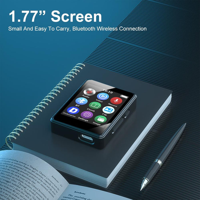 Bluetooth 5.0 Mp3 Player With Ebook Recorder 128Gb
