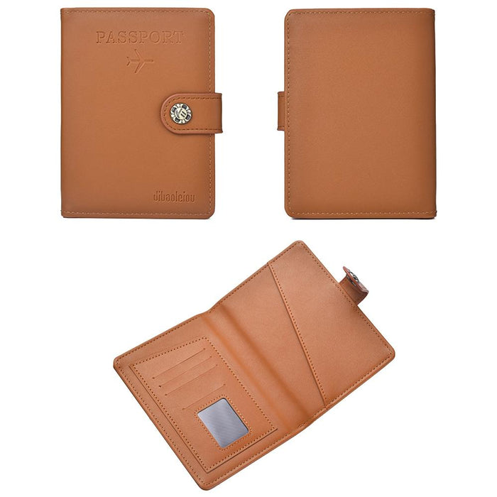 Multi Functional Passport Case With Buckle Dibaoleiou Pu Leather
