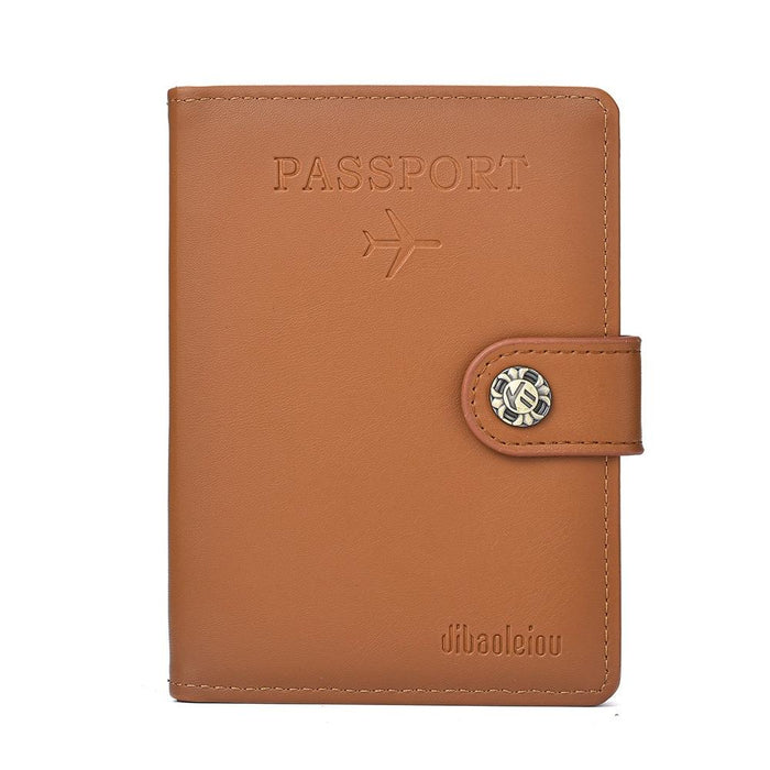 Multi Functional Passport Case With Buckle Dibaoleiou Pu Leather