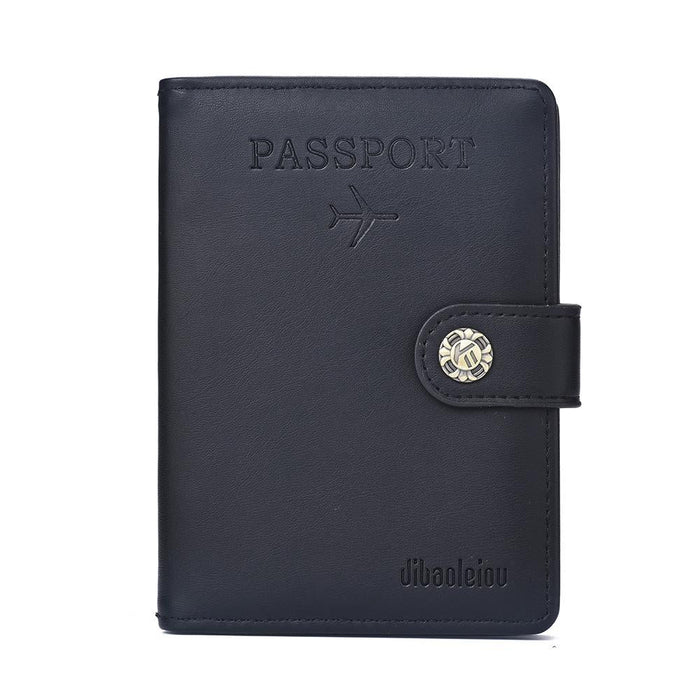 Multi Functional Passport Case With Buckle Dibaoleiou Pu Leather