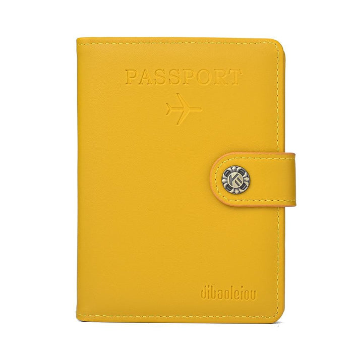 Multi Functional Passport Case With Buckle Dibaoleiou Pu Leather
