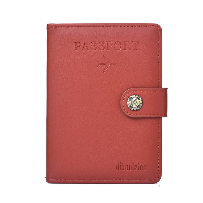 Multi Functional Passport Case With Buckle Dibaoleiou Pu Leather