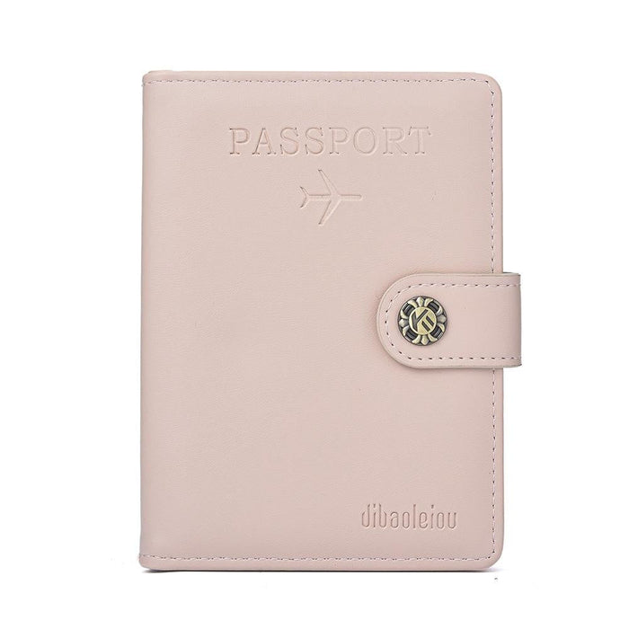 Multi Functional Passport Case With Buckle Dibaoleiou Pu Leather