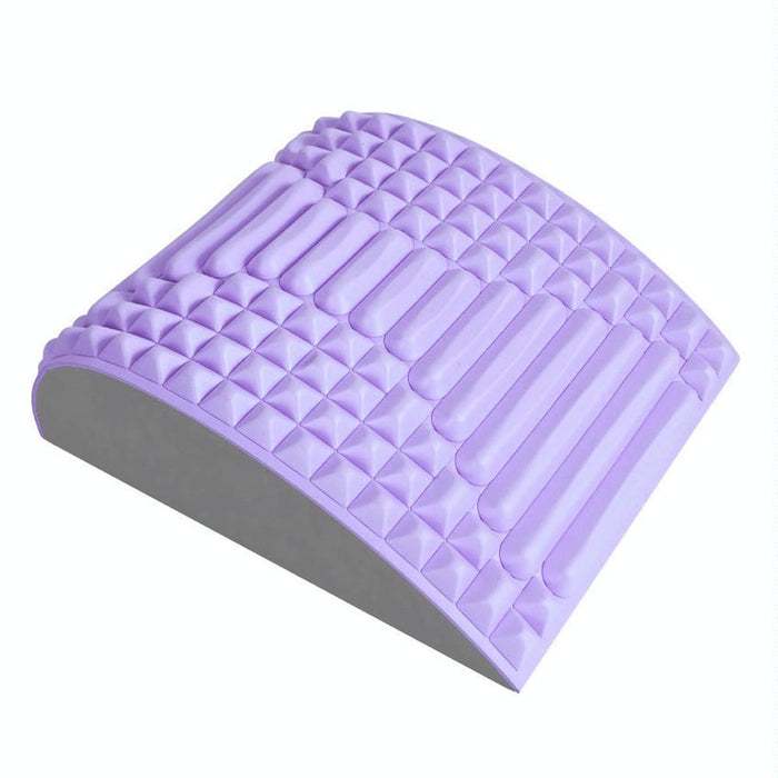 Blue Lumbar Massager For Spinal Stretching And Relaxation