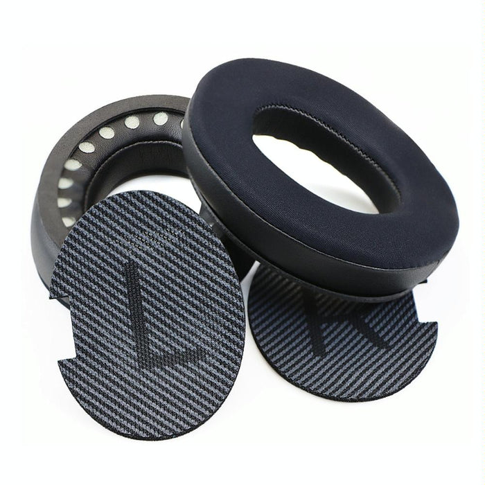 For Bose Qc35 / Qc45 / Qc25 / Qc15 / Ae2 / Soundlink2 1Pair Gel Ice Earmuffs Black