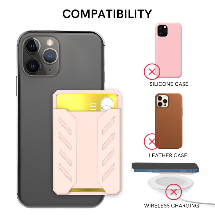 Silicone Adhesive Card Case For Mobile Phones