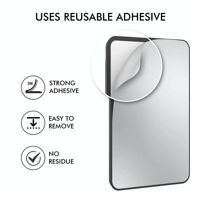 Silicone Adhesive Card Case Black