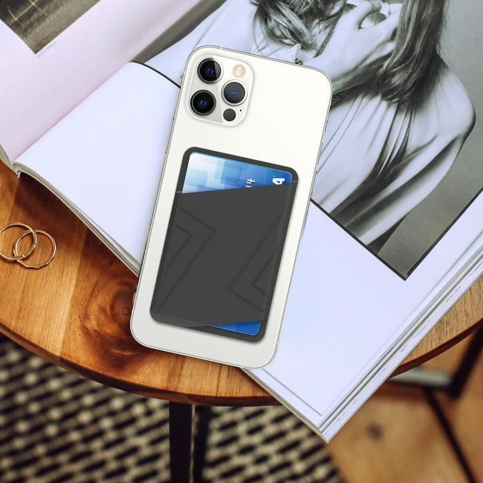 Silicone Adhesive Card Case Black