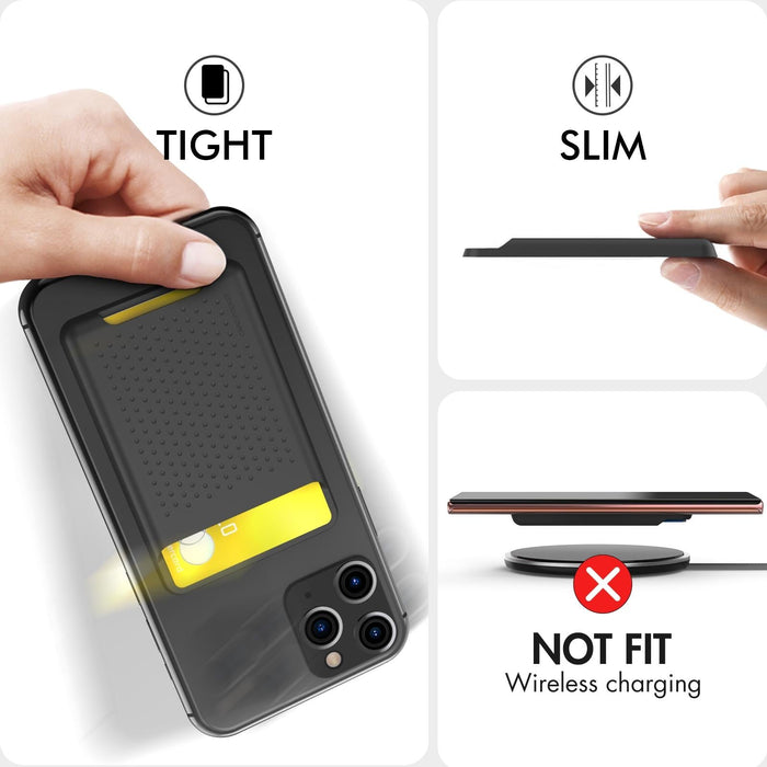 Universal Adhesive Silicone Card Case For Mobile Phones