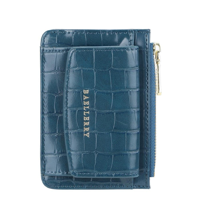 Multifunctional Crocodile Card Holder With Zipper Small Coin Purse