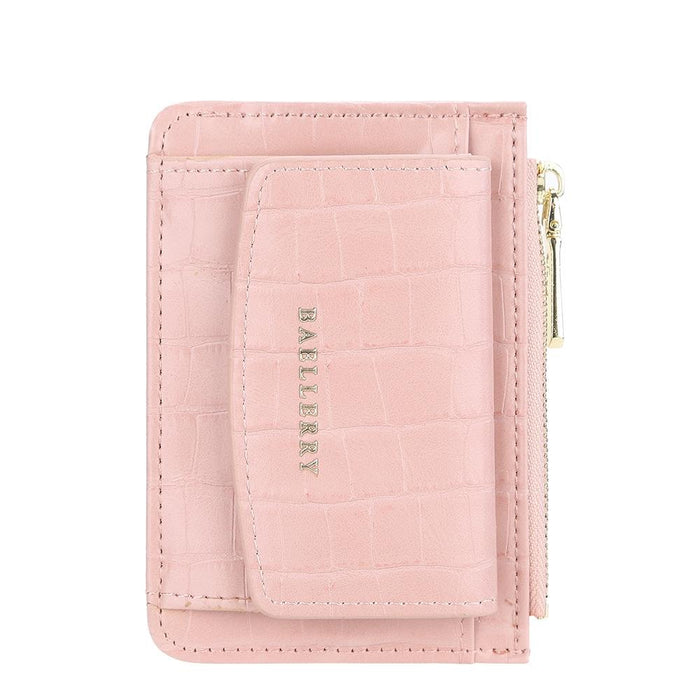 Multifunctional Crocodile Card Holder With Zipper Small Coin Purse