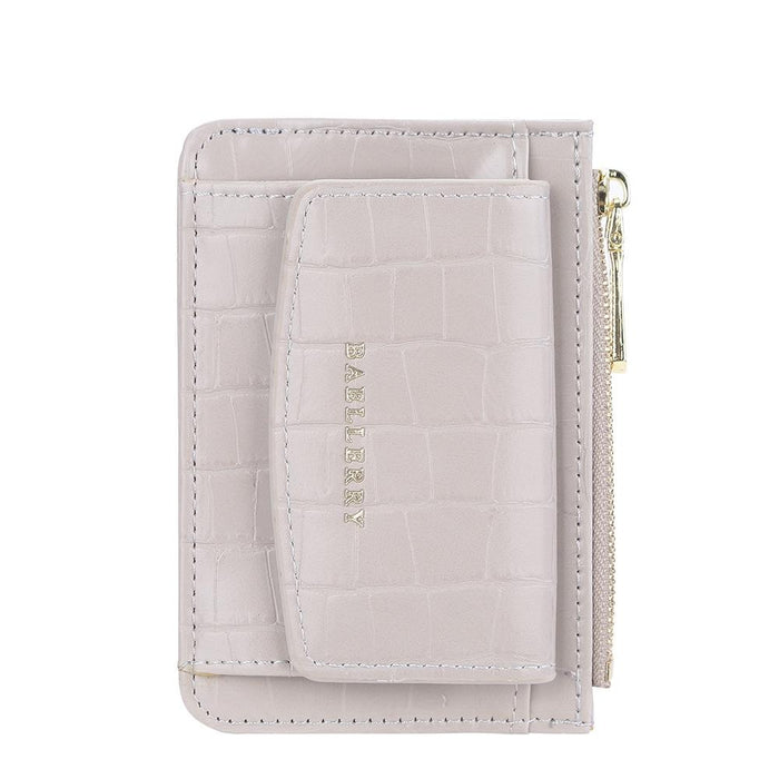 Multifunctional Crocodile Card Holder With Zipper Small Coin Purse
