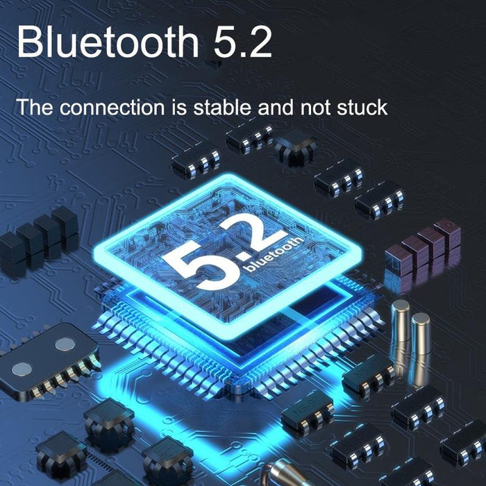 Digital Display Earphones In-Ear High Power Gaming Wireless Sports Tws Earphones Black