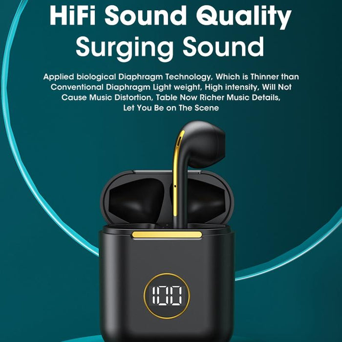 X1 Tws Led Digital Display Wireless Noise Reduction Sport Bluetooth Headphone