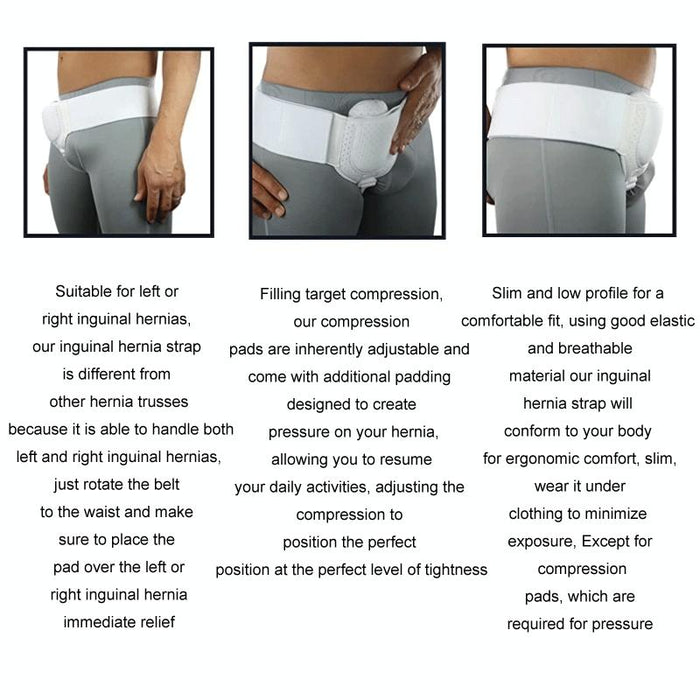 Groin Protection Belt For Adults Black