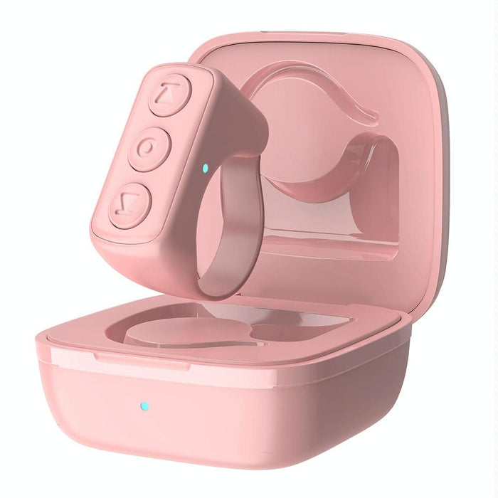 Bluetooth Fingertip Remote Ring Cherry Pink