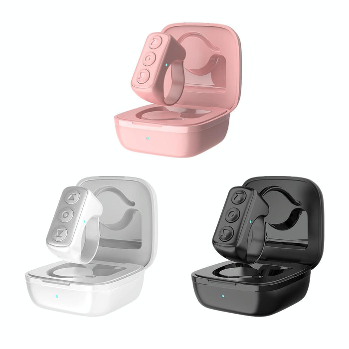 Bluetooth Fingertip Remote Ring Cherry Pink