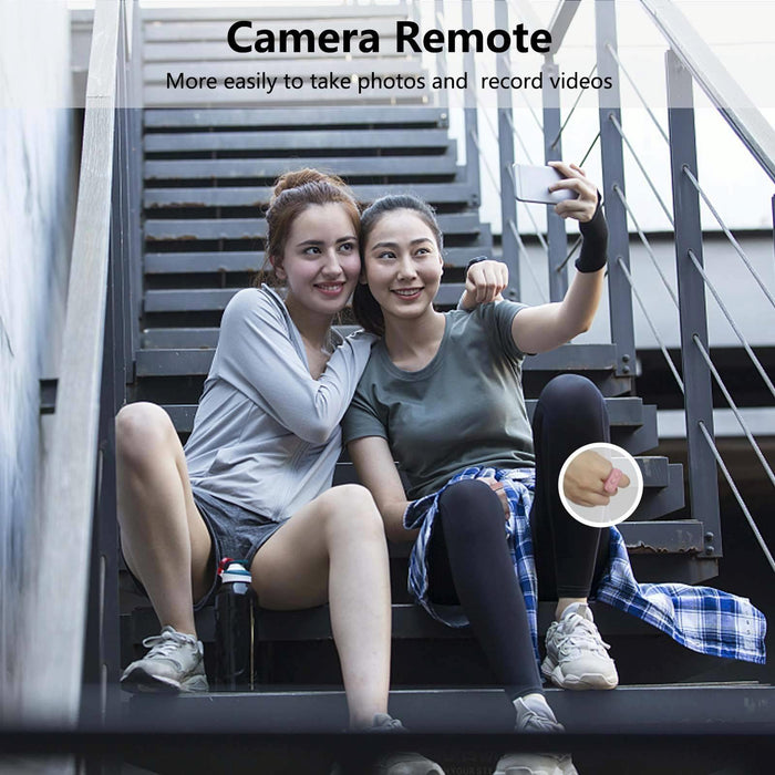 Bluetooth Fingertip Remote Ring Cherry Pink