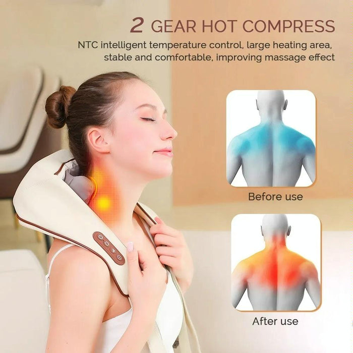 Shiatsu Neck & Shoulder Massager With Heat Electric