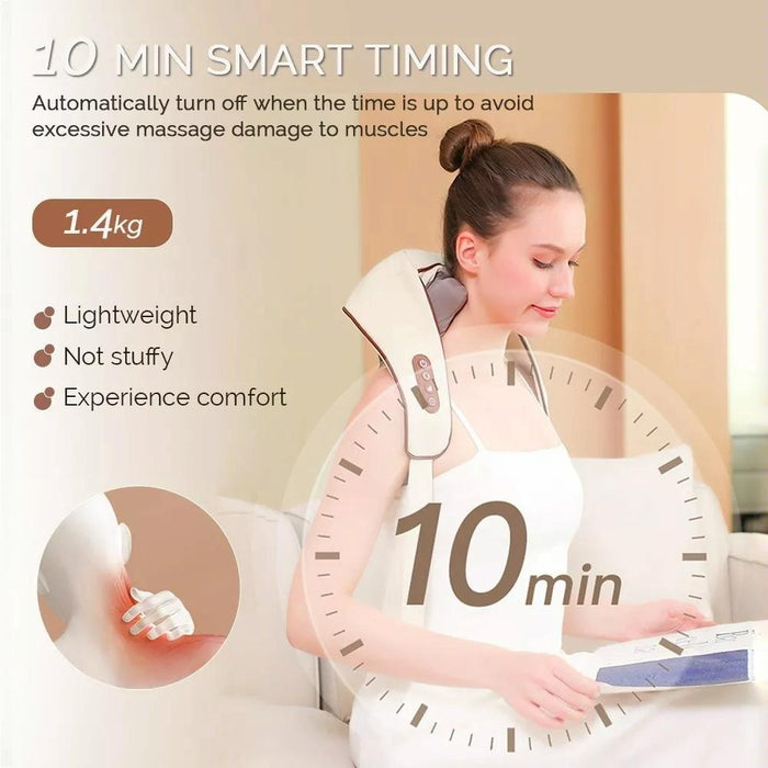 Shiatsu Neck & Shoulder Massager With Heat Electric