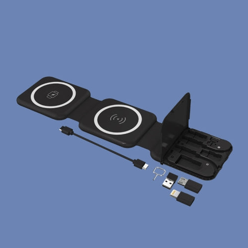10 In 1 Magnetic Wireless Charger With Data Cable And Storage