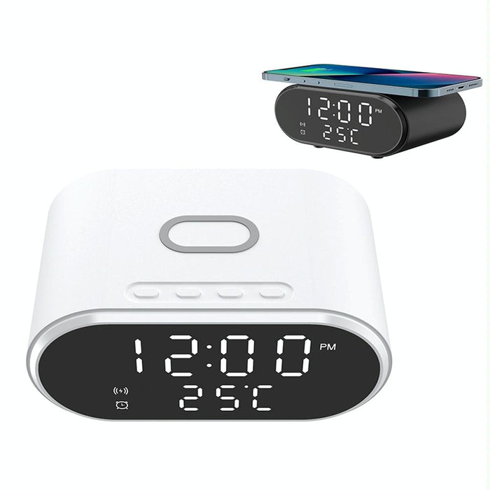 15W Wireless Charger With Mirror & Clock