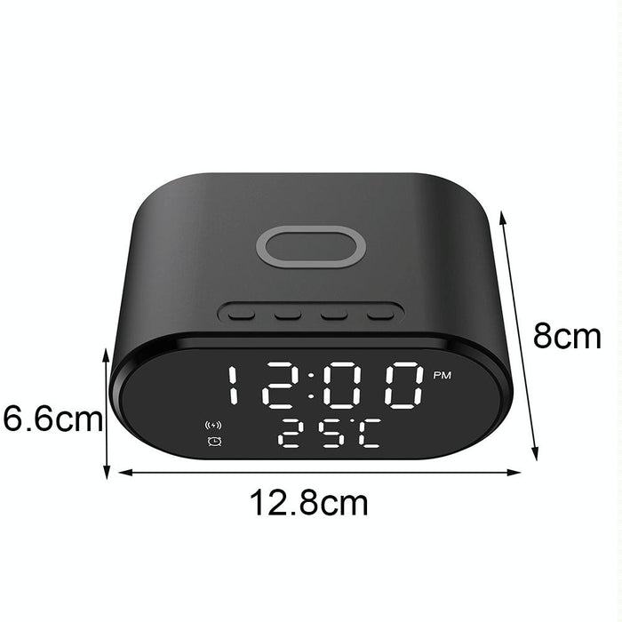 15W Wireless Charger With Mirror & Clock