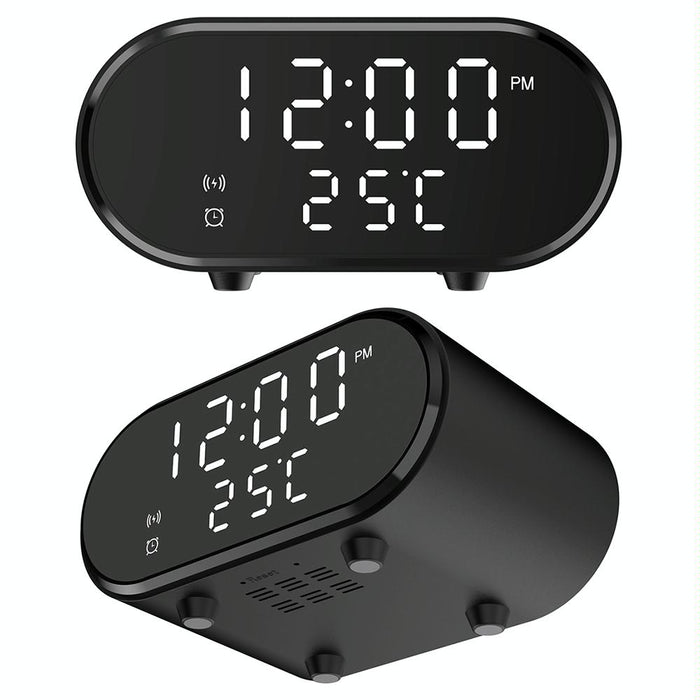 15W Wireless Charger With Mirror & Clock