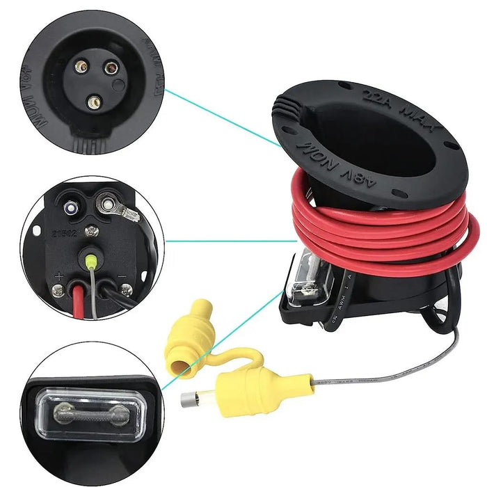48V Charging Outlet For Club Car Ds Golf Cart