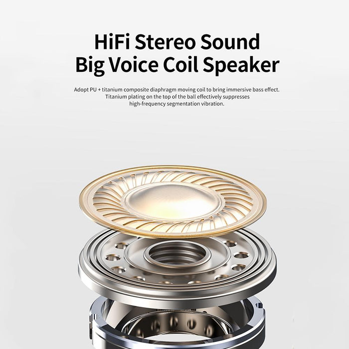 Tws Ear-Mounted Led Digital Display Noise Reduction Bluetooth Earphones With Power Bank Function